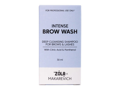 ZOLA x Makarevich Intense Brow Wash Tiefenreinigungsshampoo für Wimpern und Augenbrauen 30 ml