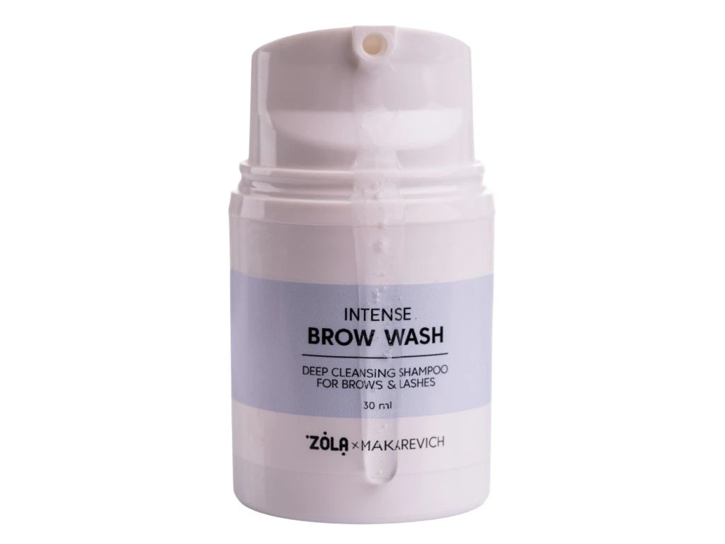 ZOLA x Makarevich Intense Brow Wash Tiefenreinigungsshampoo für Wimpern und Augenbrauen 30 ml