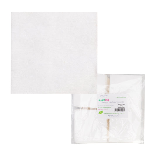 Naturline cotton compresses 150 g 16.5 cm x 18 cm