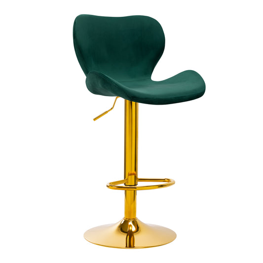 4Rico Bar stool QS-B15, green velvet