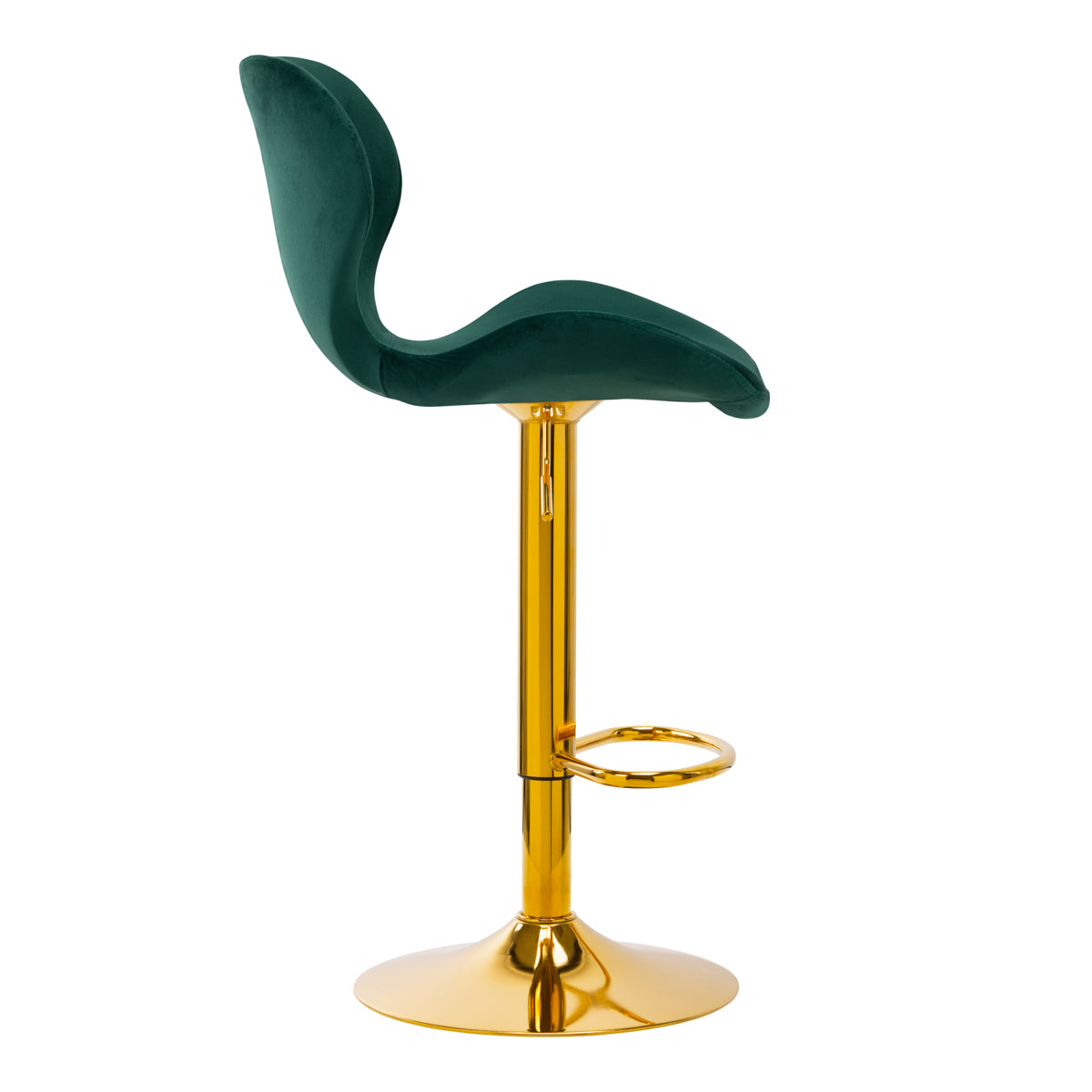 4Rico Bar stool QS-B15, green velvet