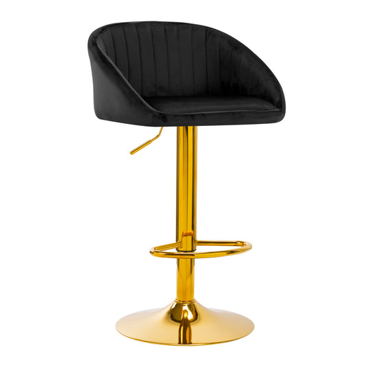 4Rico Bar stool QS-B16g, black velvet