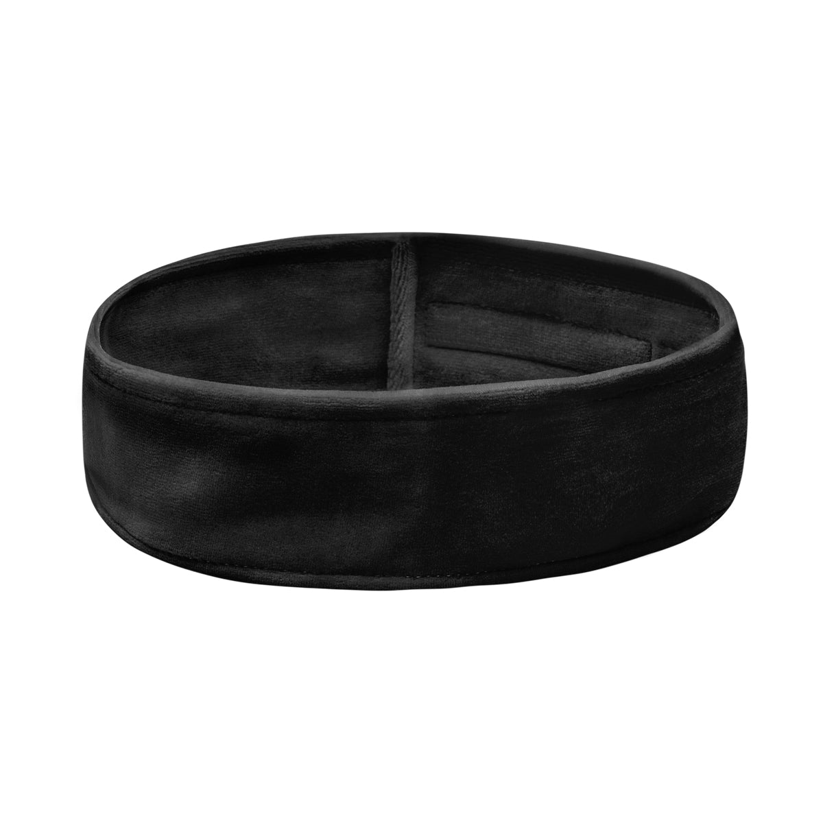 Black velvet cosmetic headband
