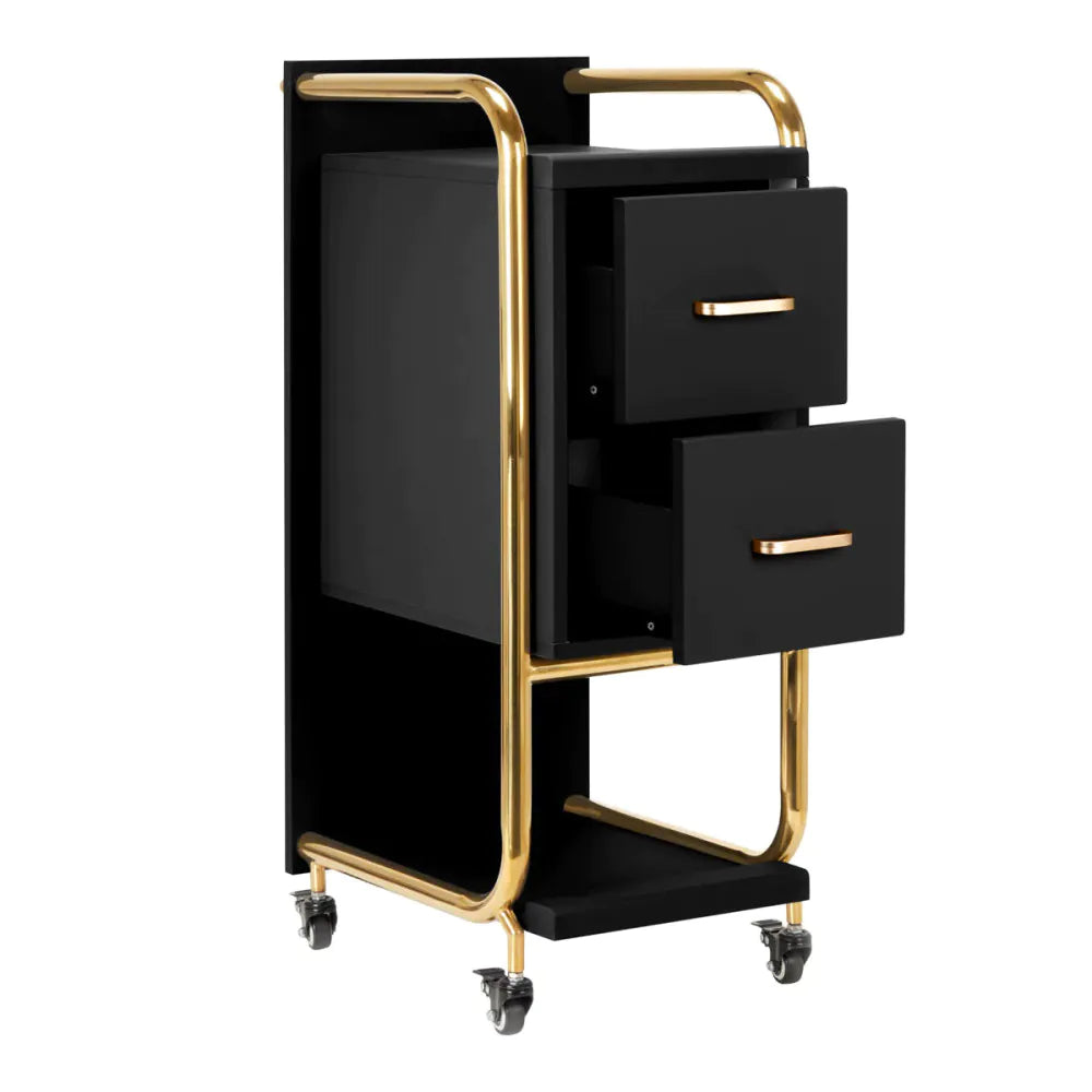 Gabbiano Friseurhelfer Solo Gold – Schwarz
