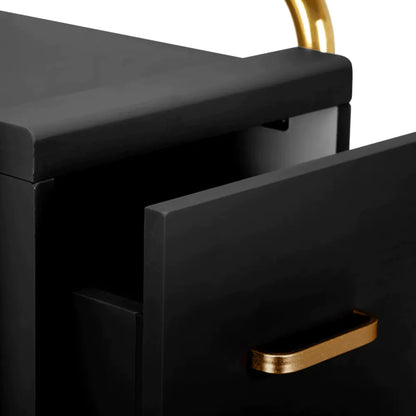 Gabbiano Friseurhelfer Solo Gold – Schwarz