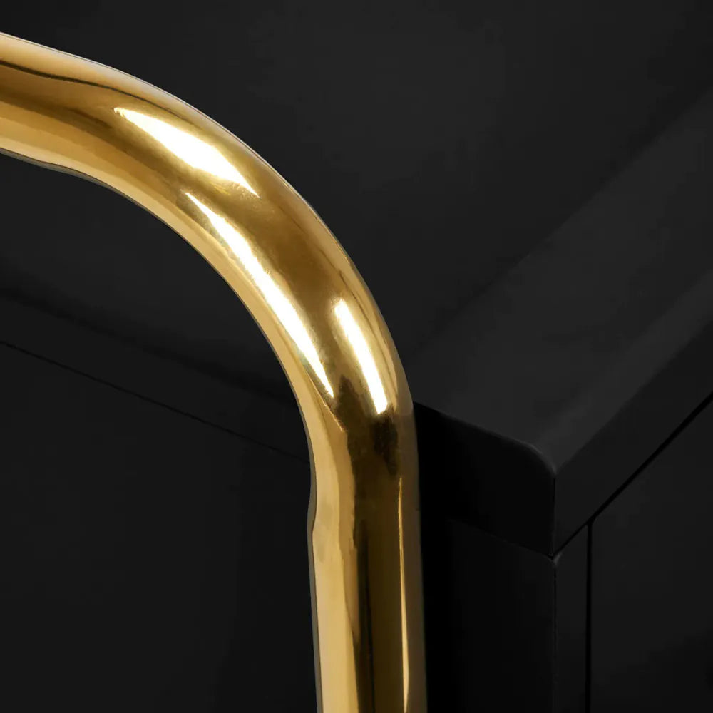 Gabbiano Friseurhelfer Solo Gold – Schwarz
