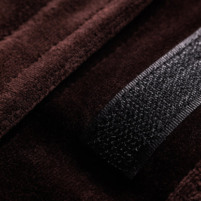 Brown velvet cosmetic headband