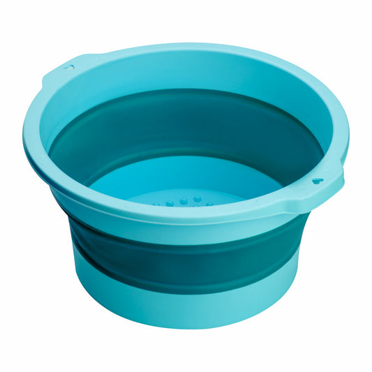Foldable blue pedicure bowl