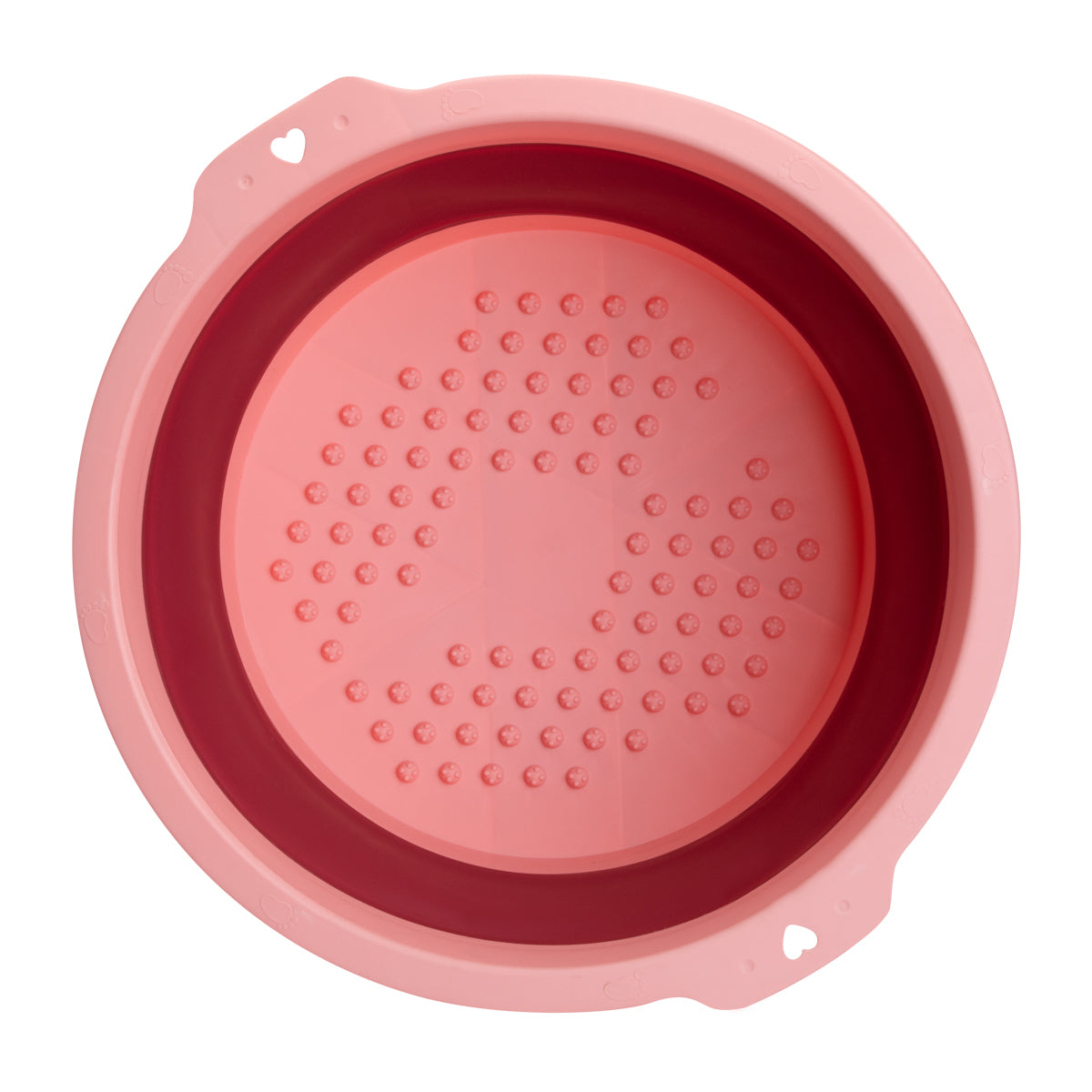Pink foldable pedicure bowl