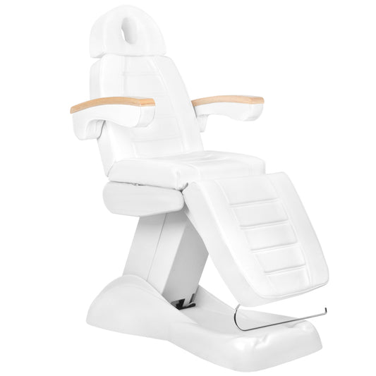 Electric beauty chair Lux white heated