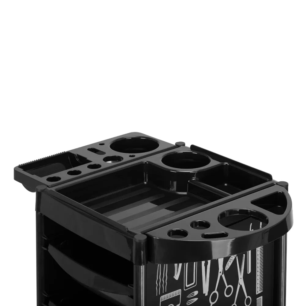 KADEŘNICKÝ VOZÍK GABBIANO X11-9 ČERNÁ GRAFIKA