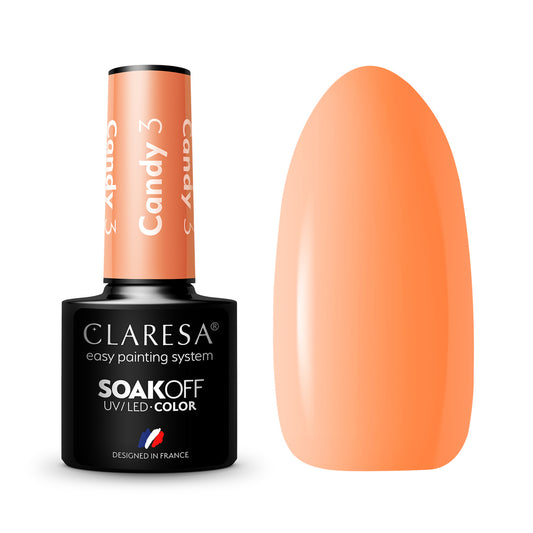 CLARESA CANDY 3 hybrid varnish -5g