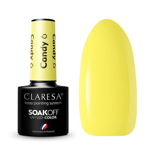 CLARESA CANDY 6 hybrid varnish -5g