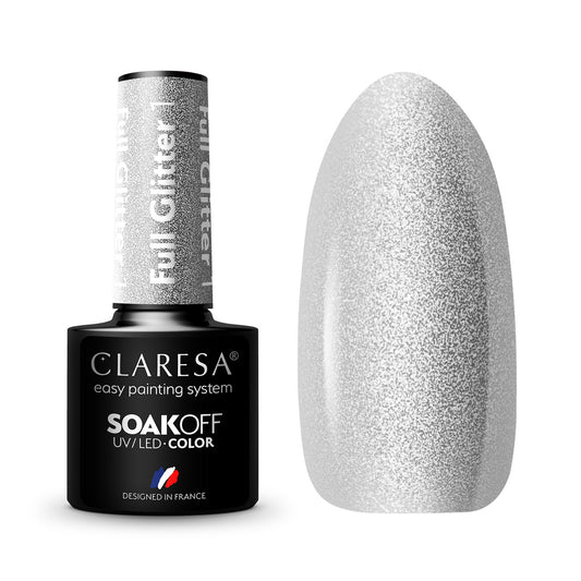 CLARESA FULL GLITTER hybrid nail polish 1 -5g