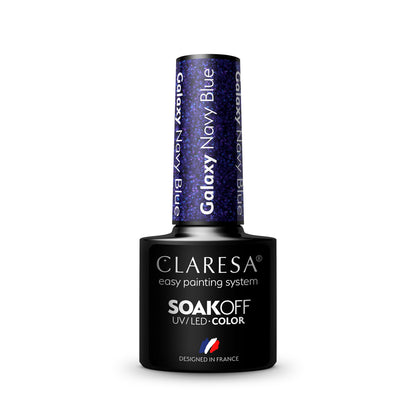 CLARESA Galaxy Navy Blue hybrid varnish 5g