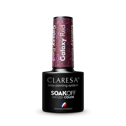 CLARESA Galaxy Red hybrid varnish 5g
