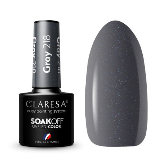 CLARESA Hybrid varnish GRAY 218 -5g