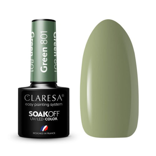 CLARESA GREEN 801 hybrid varnish -5g