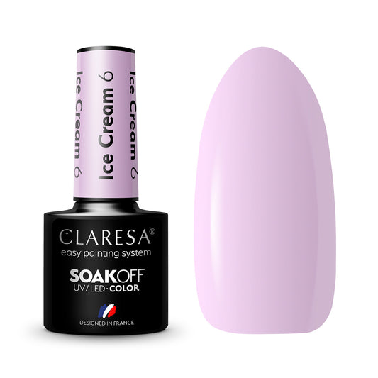 CLARESA hybrid varnish Ice cream 6 -5g