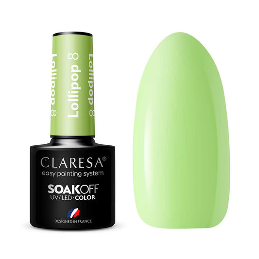 CLARESA LOLLIPOP 8 hybrid varnish -5g