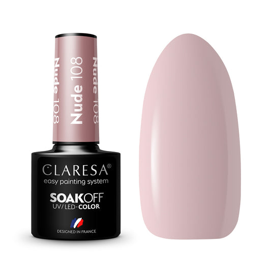 CLARESA Hybrid nail polish NUDE 108 -5g