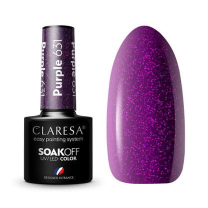CLARESA Hybrid varnish PURPLE 631 -5g