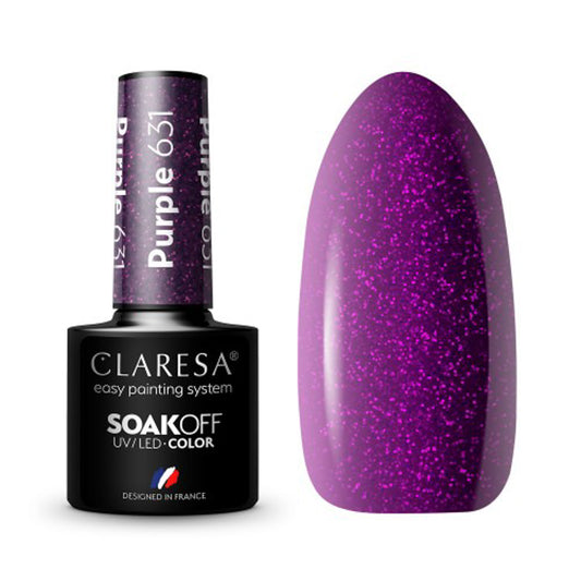 CLARESA Hybrid varnish PURPLE 631 -5g