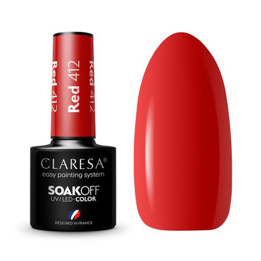 CLARESA RED 412 hybrid varnish -5g