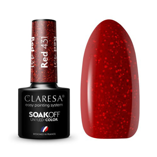 CLARESA RED 431 hybrid varnish -5g