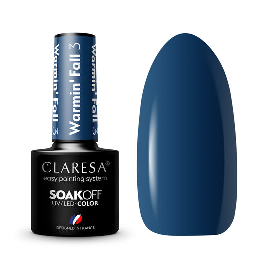 CLARESA Hybrid varnish WARMIN""FALL 3 -5g