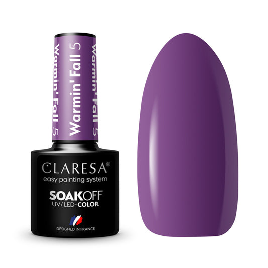 CLARESA Hybrid varnish WARMIN""FALL 5 -5g