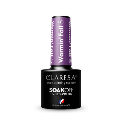 CLARESA Hybrid varnish WARMIN""FALL 5 -5g