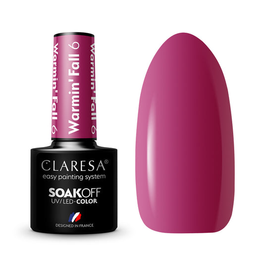 CLARESA Hybrid varnish WARMIN""FALL 6 -5g