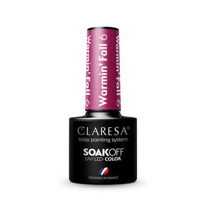 CLARESA Hybrid varnish WARMIN""FALL 6 -5g