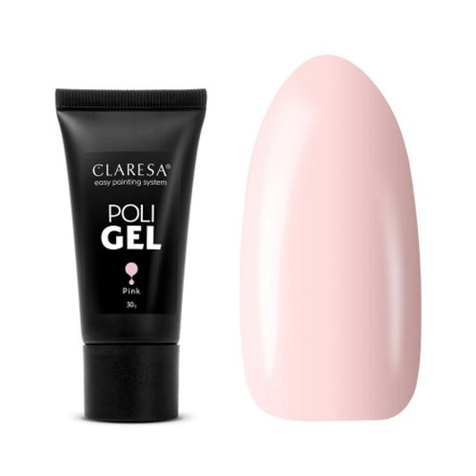 CLARESA POLI GEL RŮŽOVÝ 30g