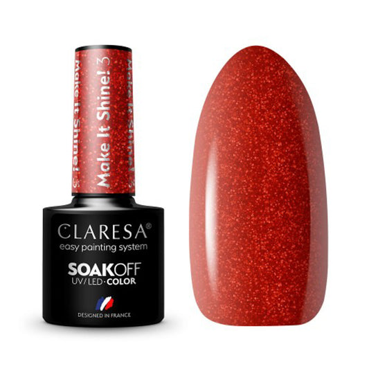 CLARESA Make It Shine hybrid nail polish! 3-5g