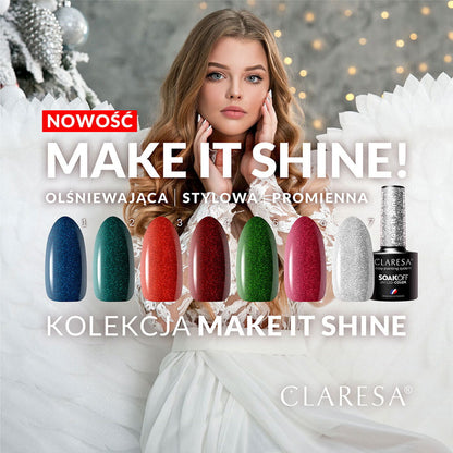 CLARESA Make It Shine hybrid nail polish! 3-5g