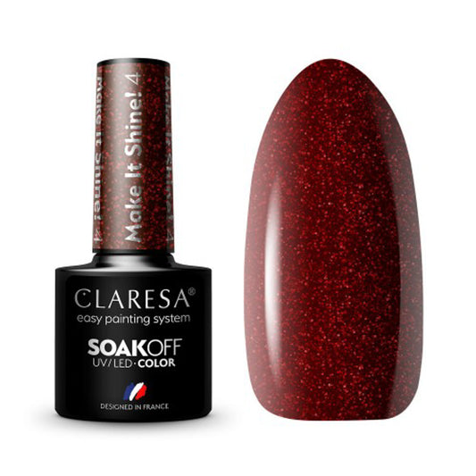 CLARESA Make It Shine hybrid nail polish! 4-5g