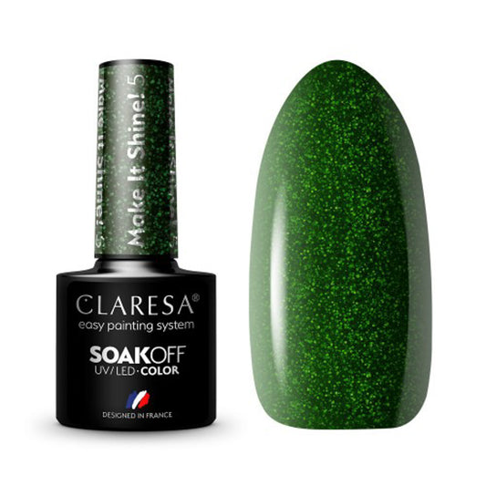 CLARESA Make It Shine hybrid nail polish! 5 -5g