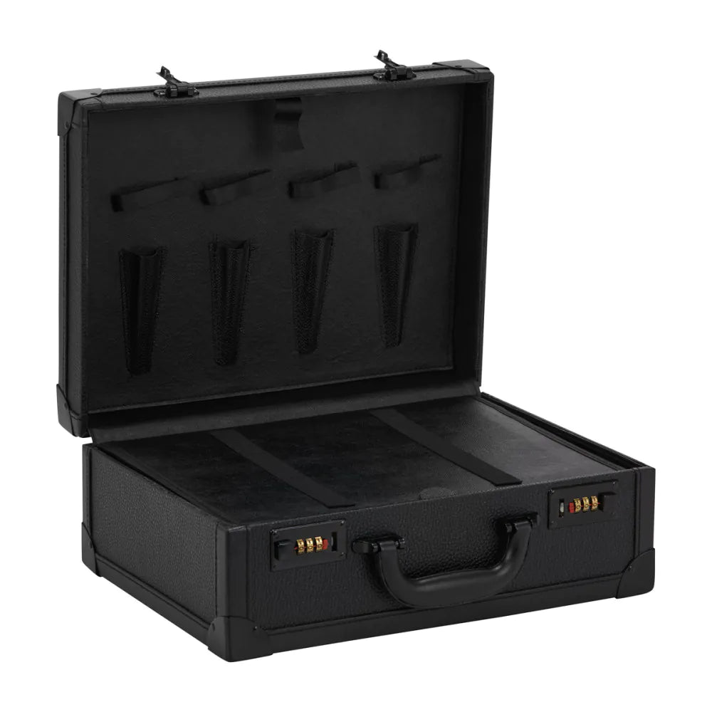 BLACK BARBER HAIRDRESSING SUITCASE