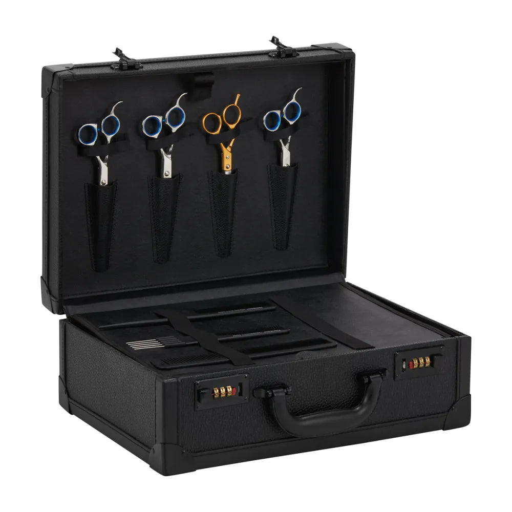 BLACK BARBER HAIRDRESSING SUITCASE
