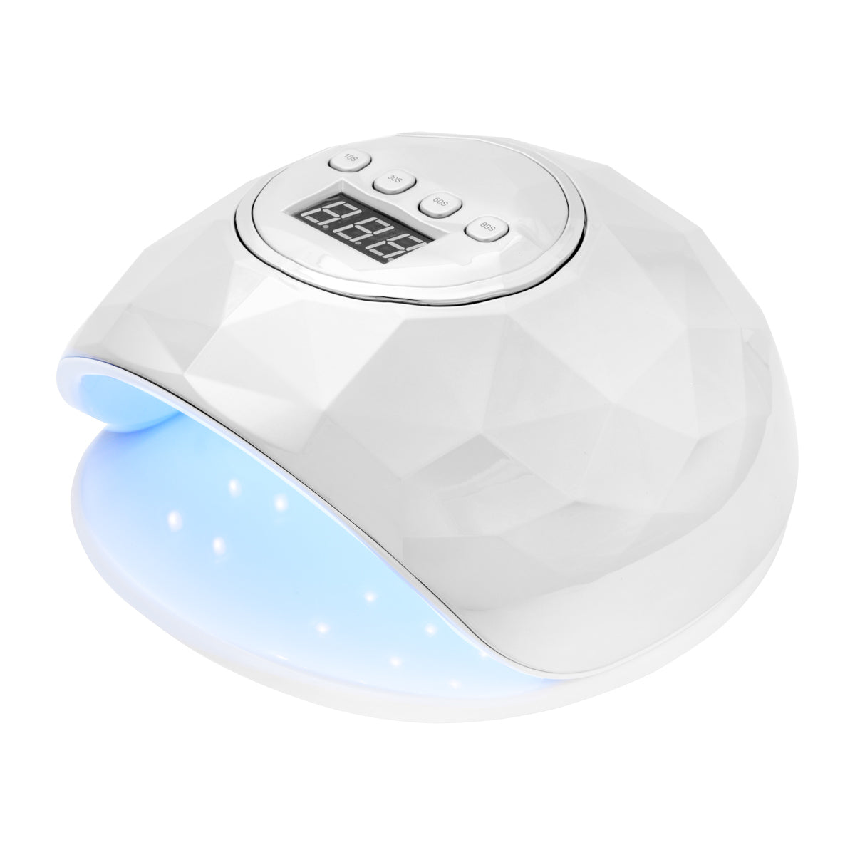 UV LED lampa Shiny 86W bílá/stříbrná perleťová