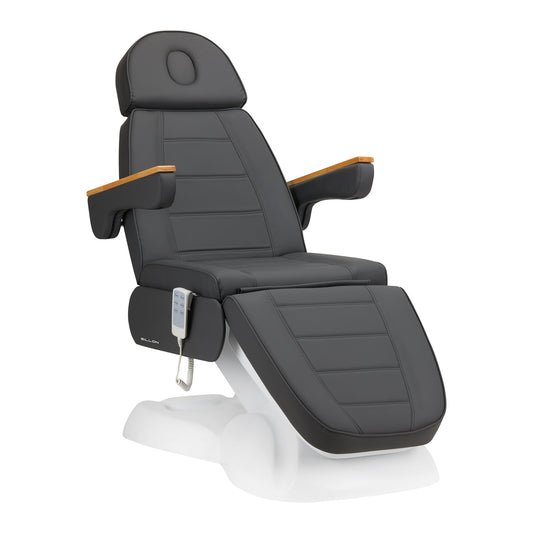 SILLON Lux 273b elektrické kosmetické křeslo, 3 motory, šedá