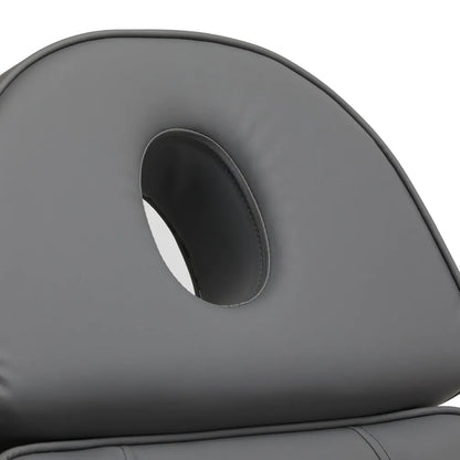 SILLON Lux 273b elektrische Kosmetikliege, 3 Motoren grau, grauer Unterbau
