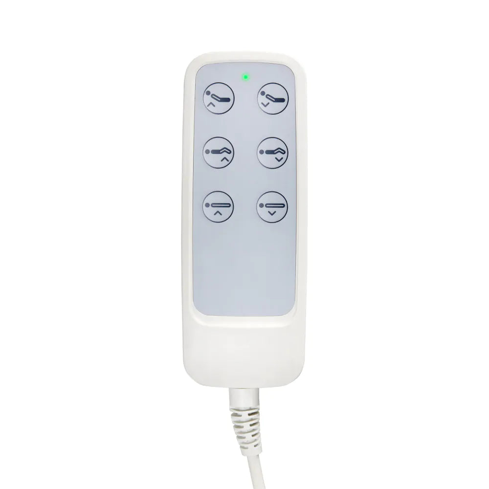 SILLON Lux 273b elektrische Kosmetikliege, 3 Motoren grau, grauer Unterbau