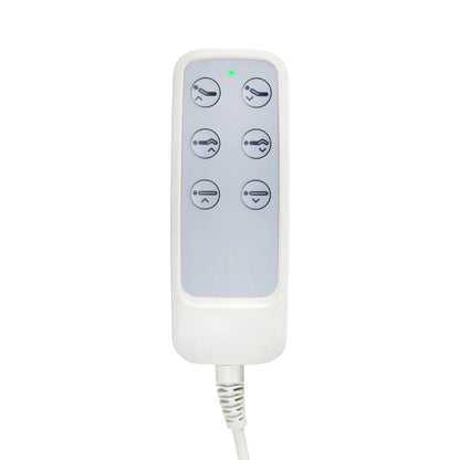 SILLON Lux 273b elektrischer Kosmetikstuhl, 3 Motoren, grau