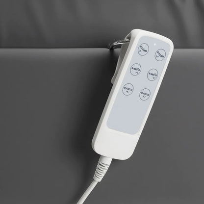 SILLON Lux 273b elektrischer Kosmetikstuhl, 3 Motoren, grau