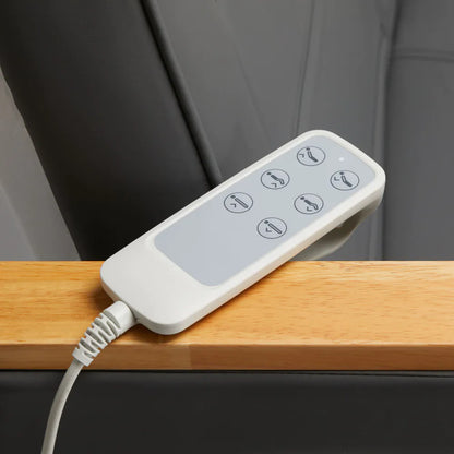 SILLON Lux 273b elektrische Kosmetikliege, 3 Motoren grau, grauer Unterbau