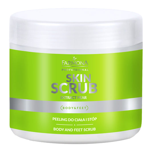 Farmona skin scrub extrakt hruška tělový peeling a peeling na nohy 500 g
