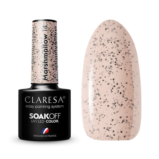CLARESA hybrid varnish MARSHMALLOW 14 5g